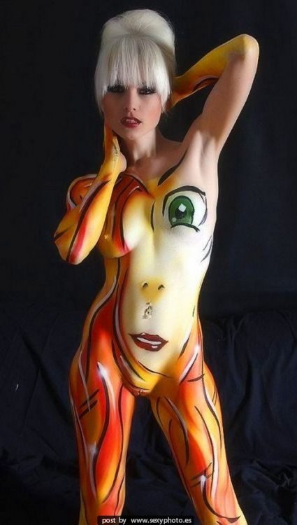 paint body nude