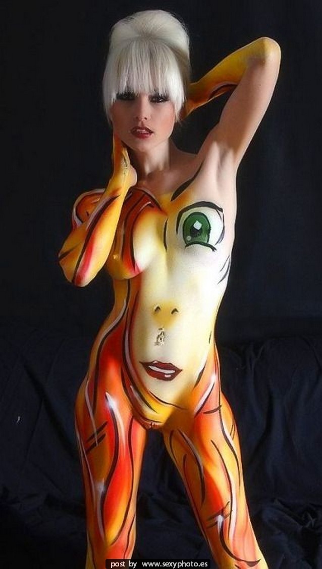 Paint body nude