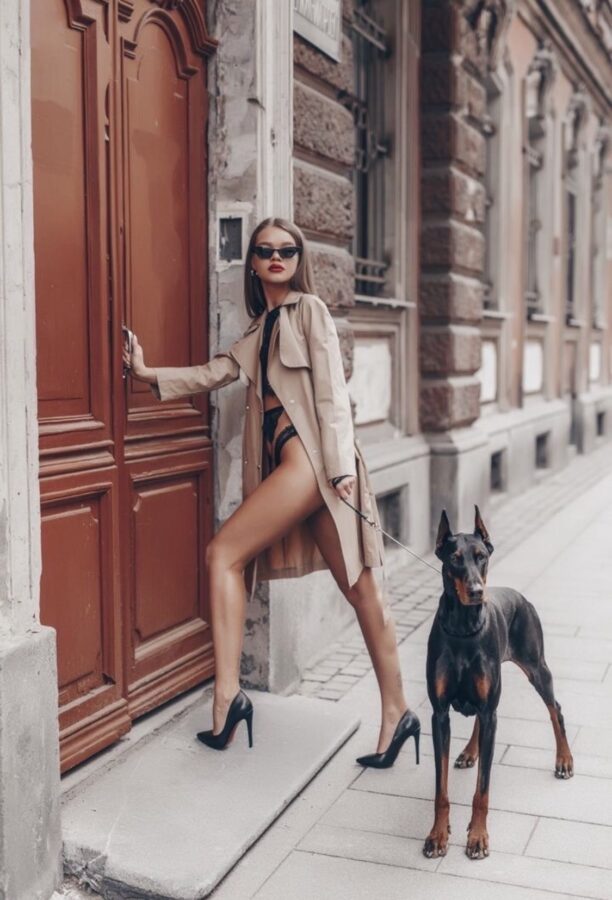 perfect legs fashion doberman